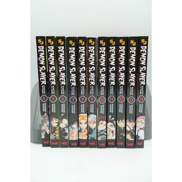 Demon Slayer Manga Set Vol 4-14 by Koyoharu Gotouge - Picture 1 of 16